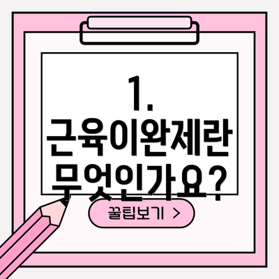 1. 근육이완제란 무엇인가요?