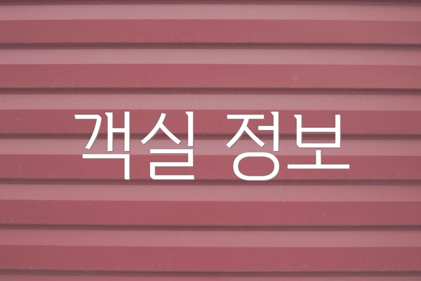 객실 정보