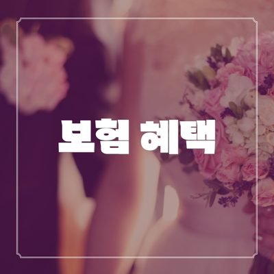 보험 혜택