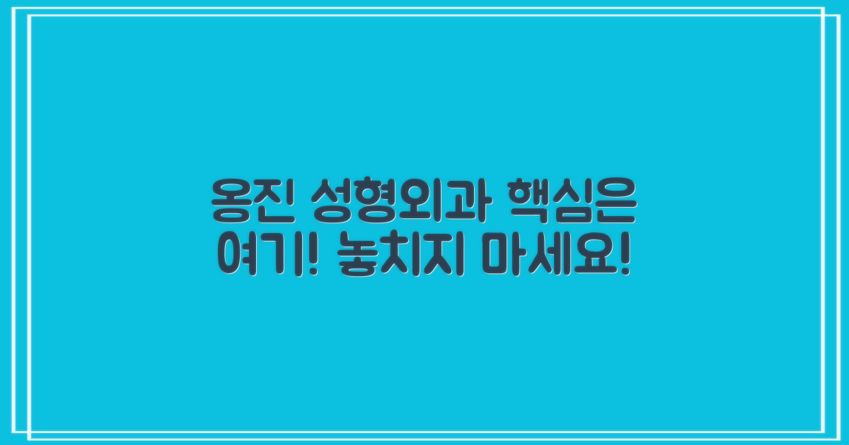 인천 옹진 성형외과, 어디가 잘할까요?
