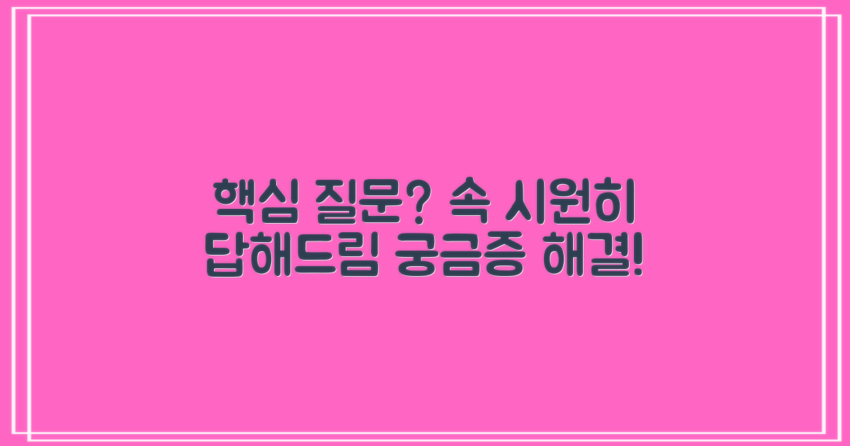 자주 묻는 질문